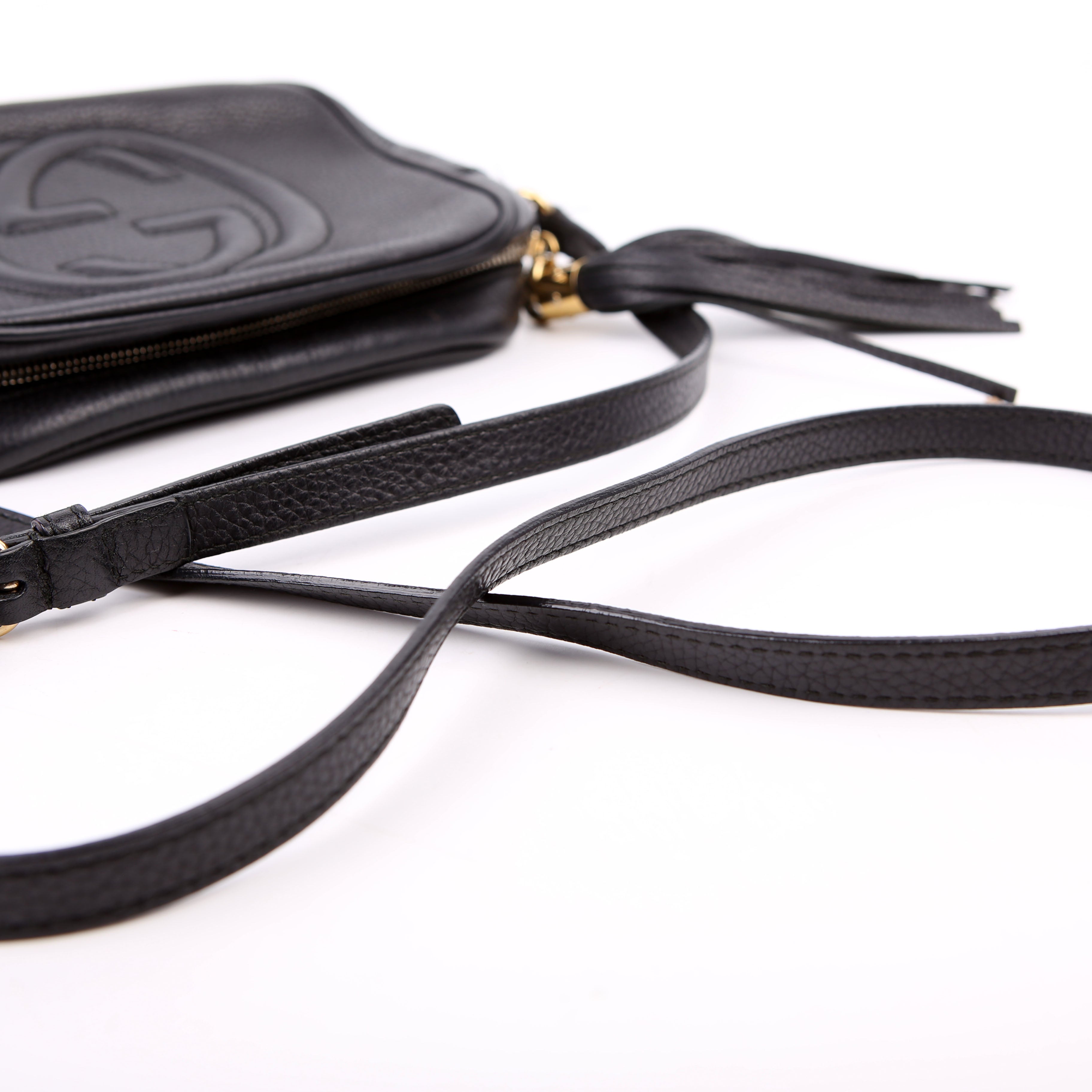 Gucci 308364 Soho Disco Crossbody Black