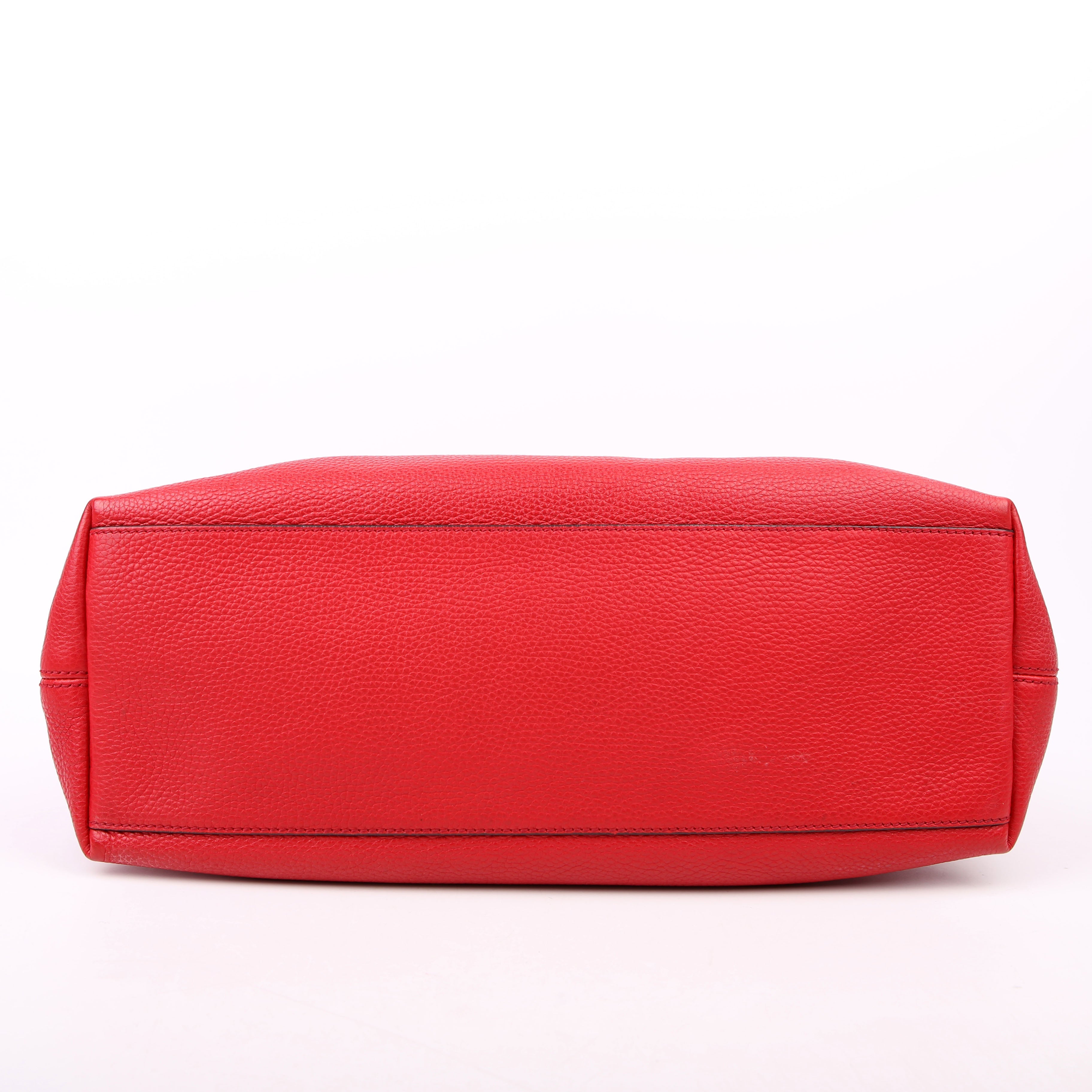 Gucci 536196 Soho Chain Tote Newer Red