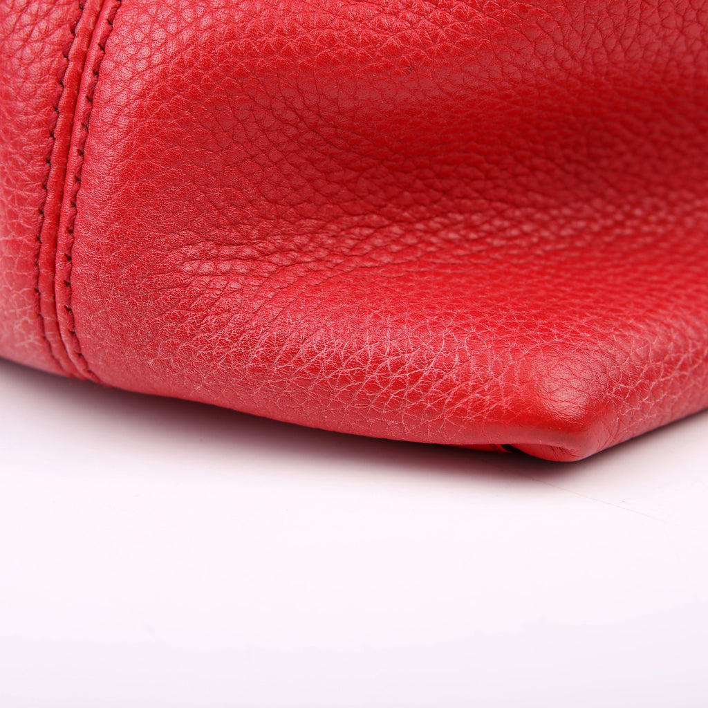 Gucci 536196 Soho Chain Tote Newer Red