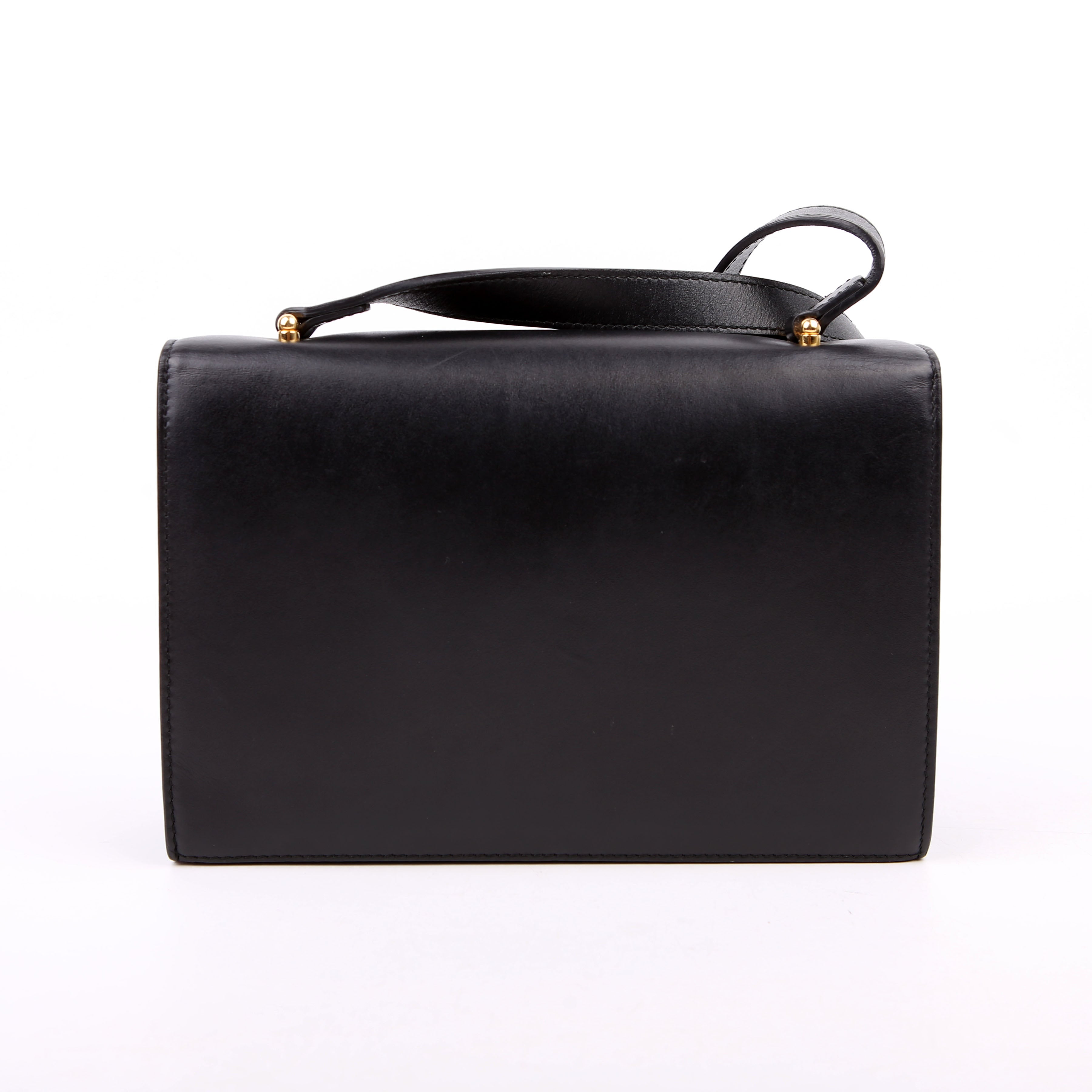 Gucci 576388 Zumi Leather Small Shoulder Bag Black