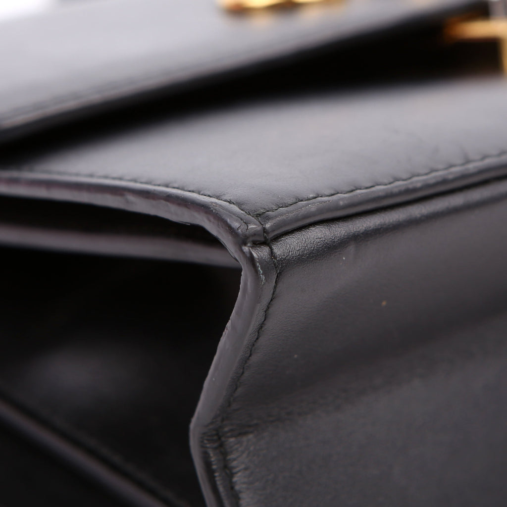 Gucci 576388 Zumi Leather Small Shoulder Bag Black