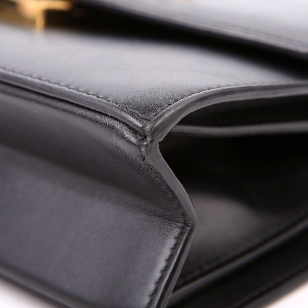 Gucci 576388 Zumi Leather Small Shoulder Bag Black