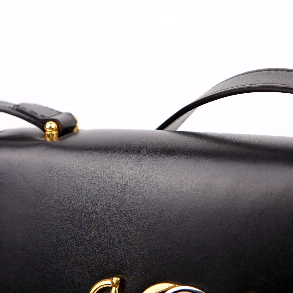 Gucci 576388 Zumi Leather Small Shoulder Bag Black
