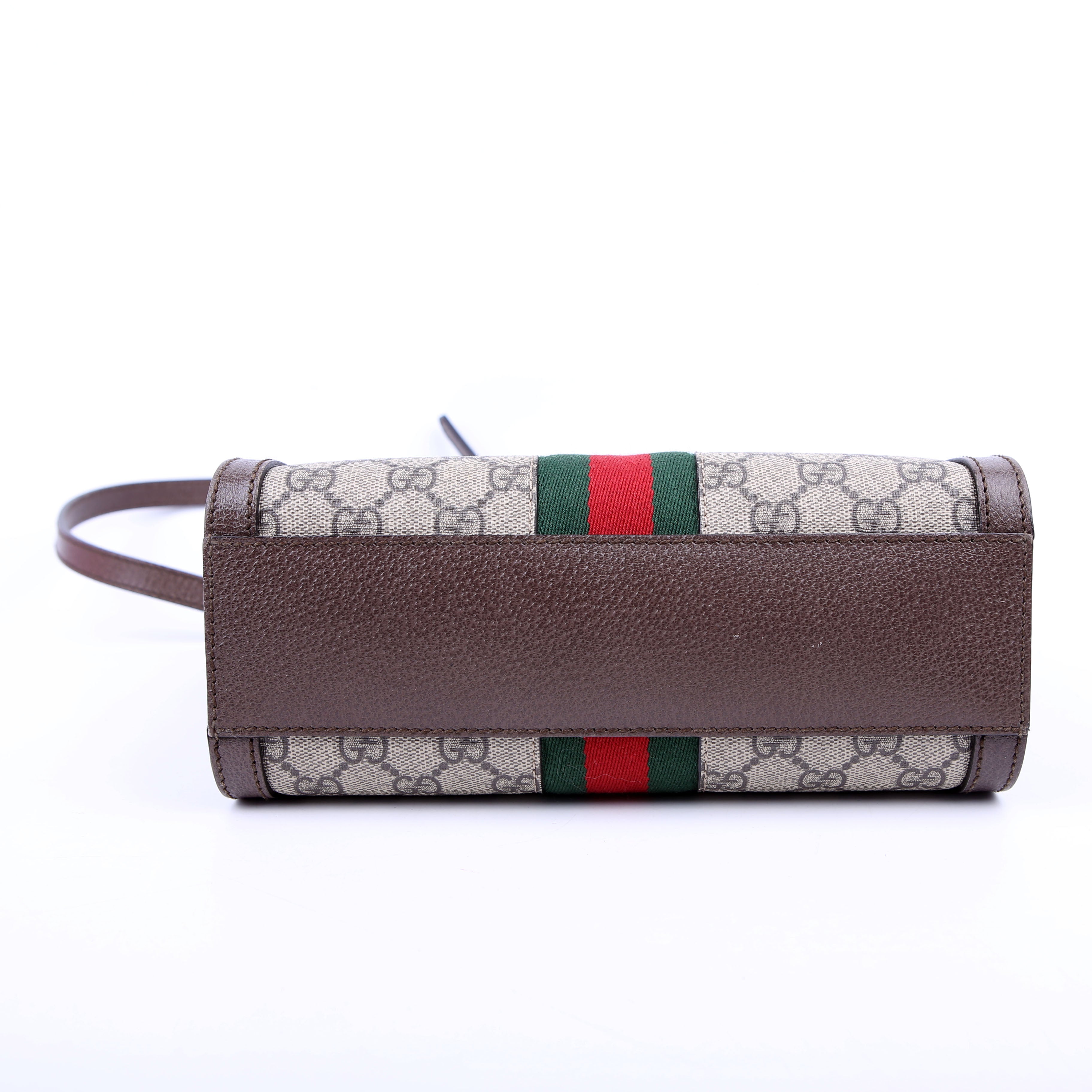 Gucci 547551 GG Supreme Ophidia Small Tote Brown