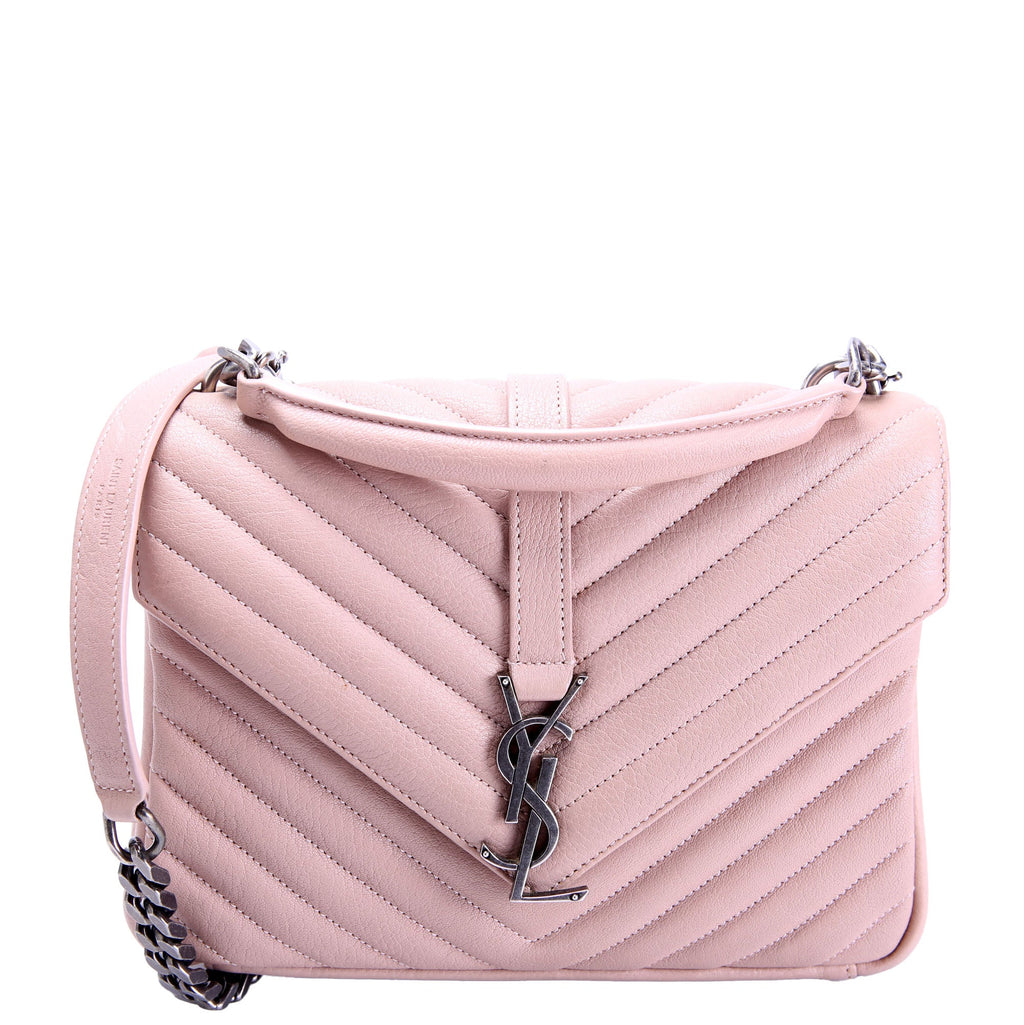 SAINT LAURENT 487213 College Bag Medium Tan