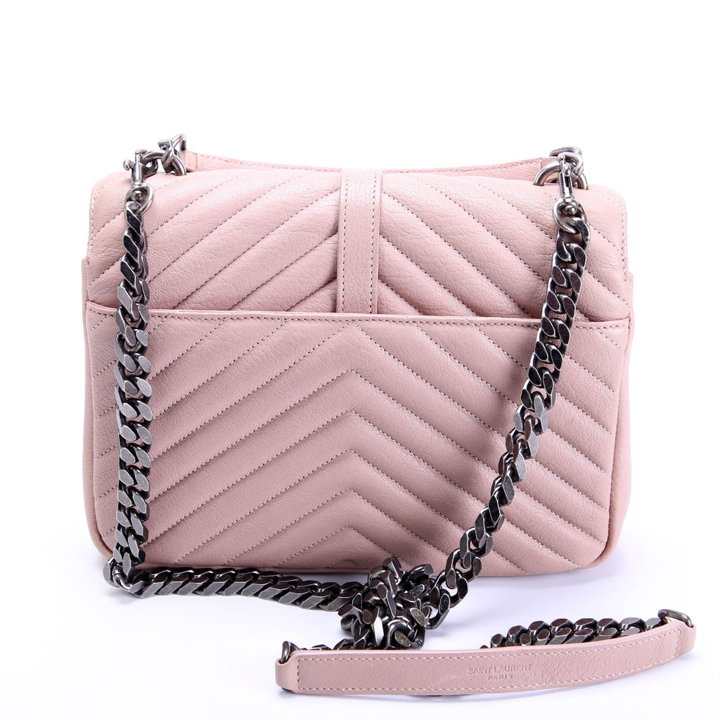 SAINT LAURENT 487213 College Bag Medium Tan