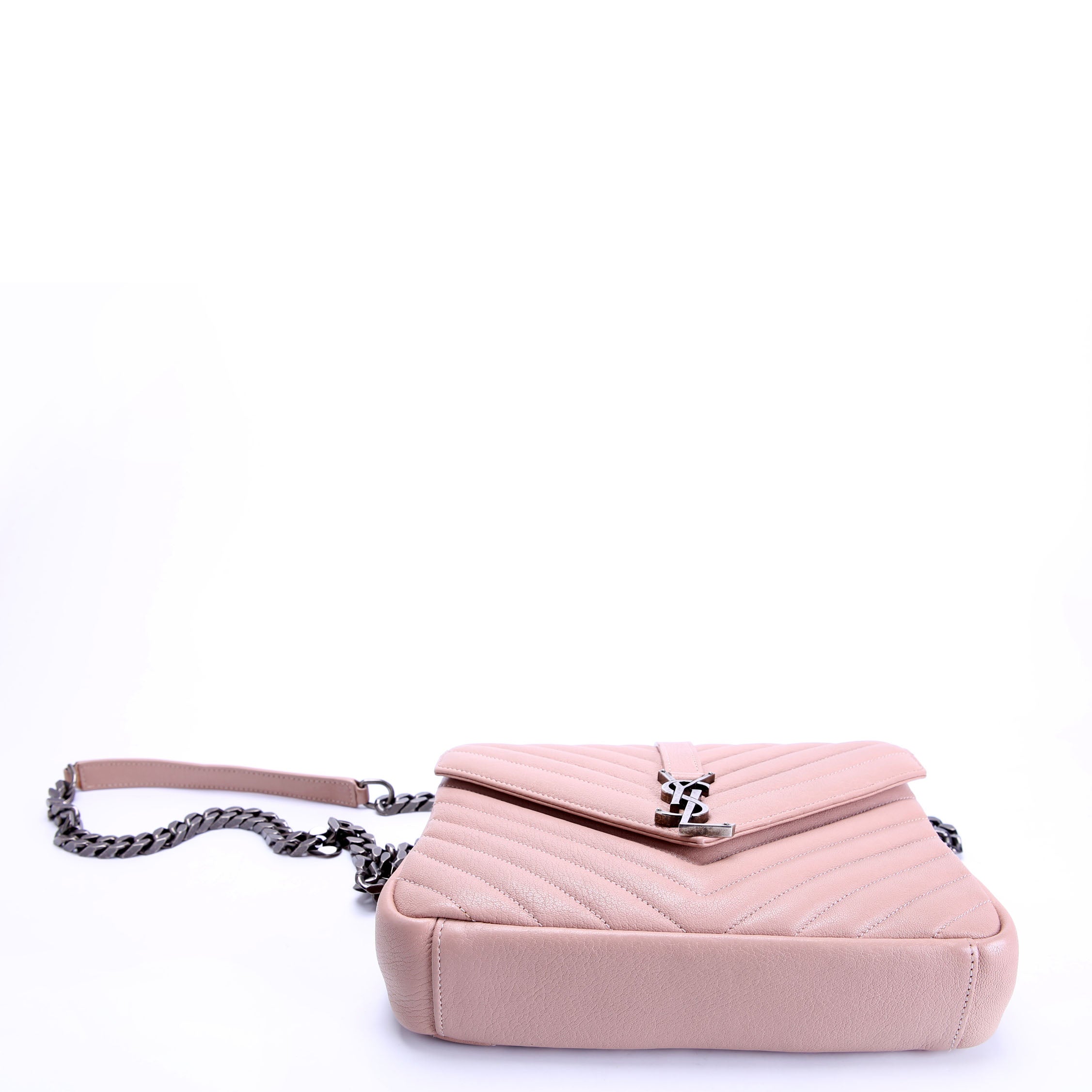 SAINT LAURENT 487213 College Bag Medium Tan