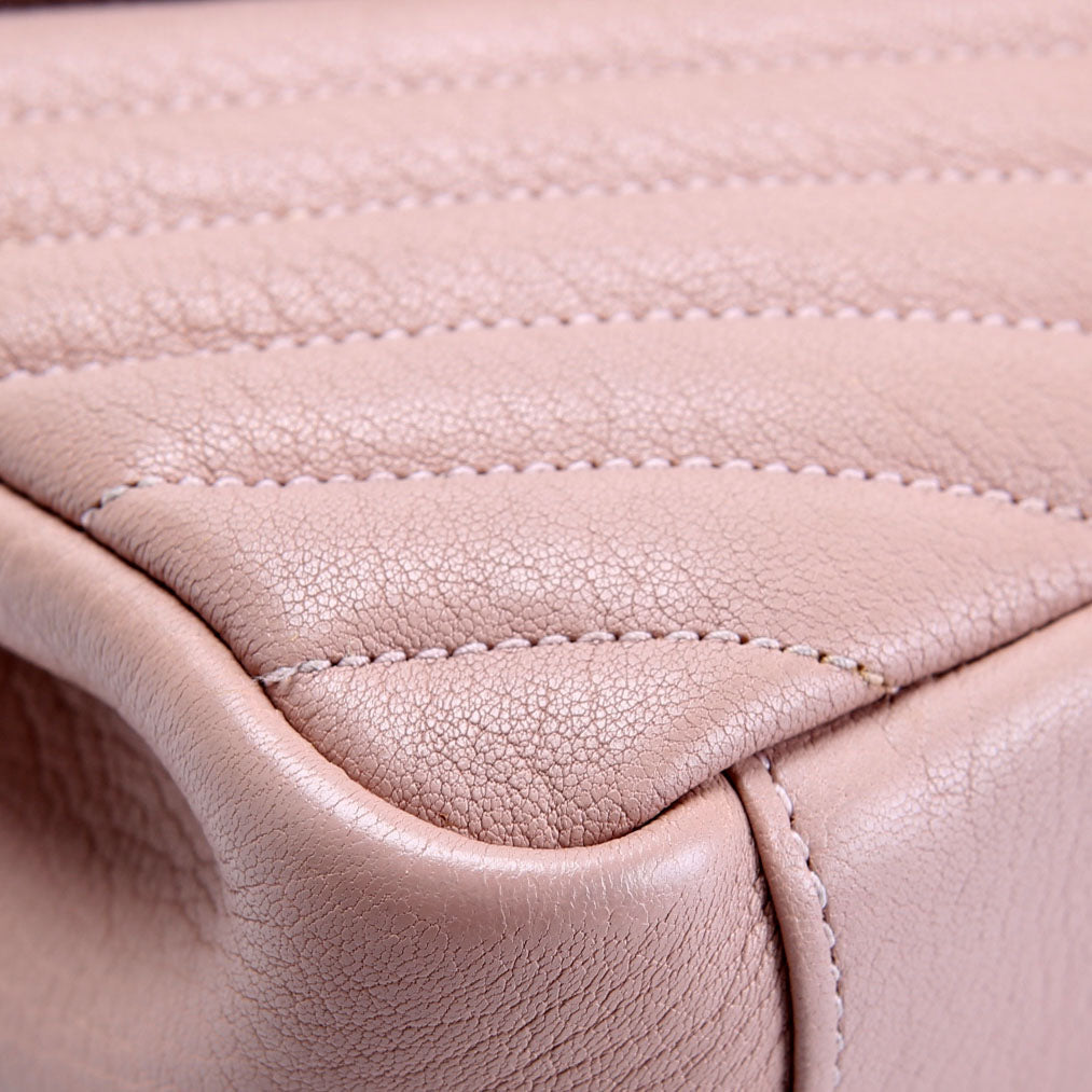 SAINT LAURENT 487213 College Bag Medium Tan