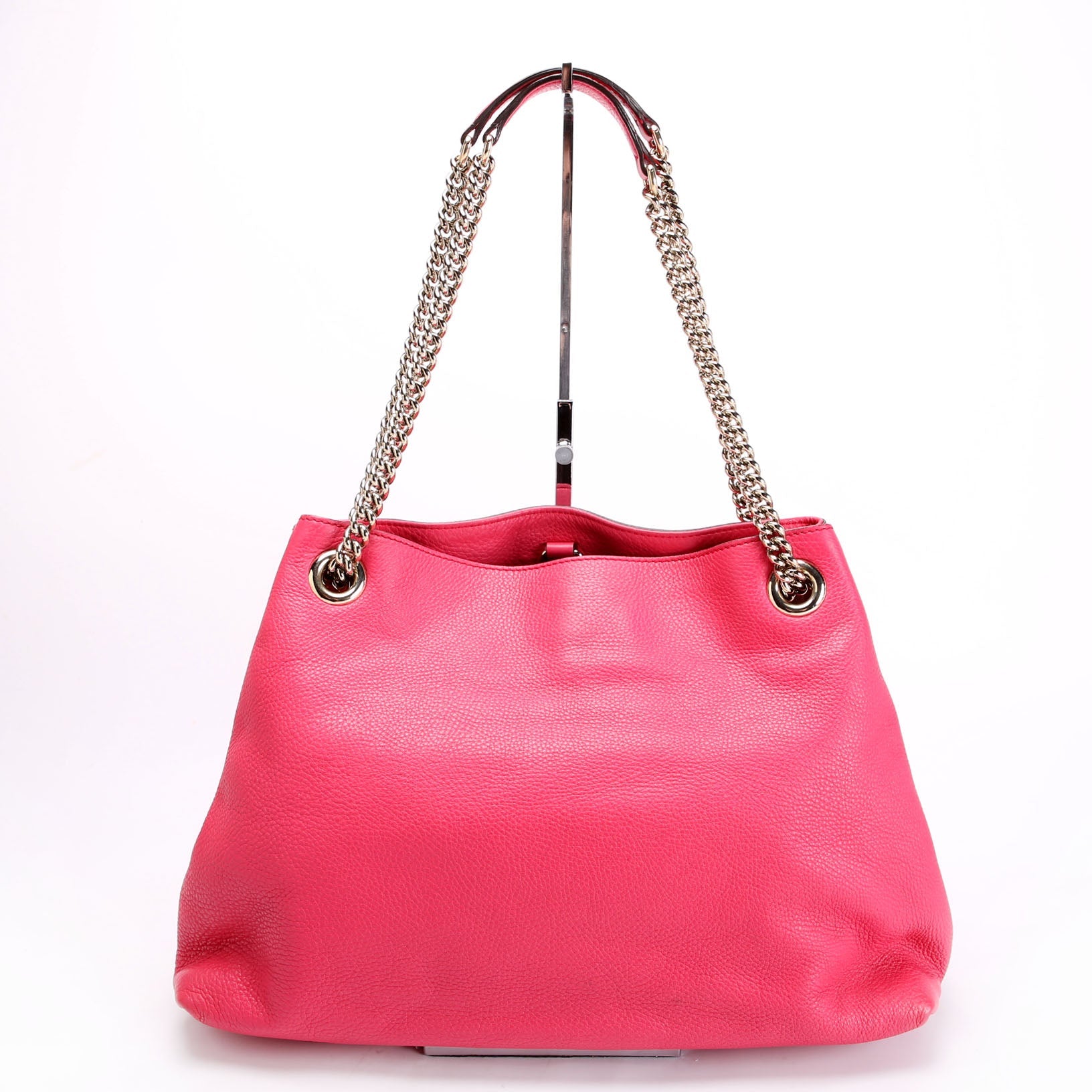 Gucci 308982 Soho Leather Shoulder Medium Pink