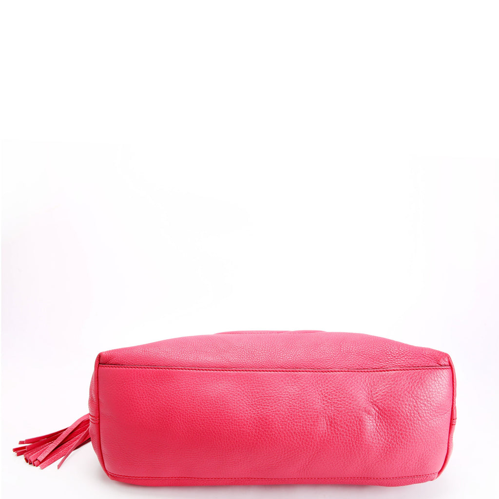 Gucci 308982 Soho Leather Shoulder Medium Pink
