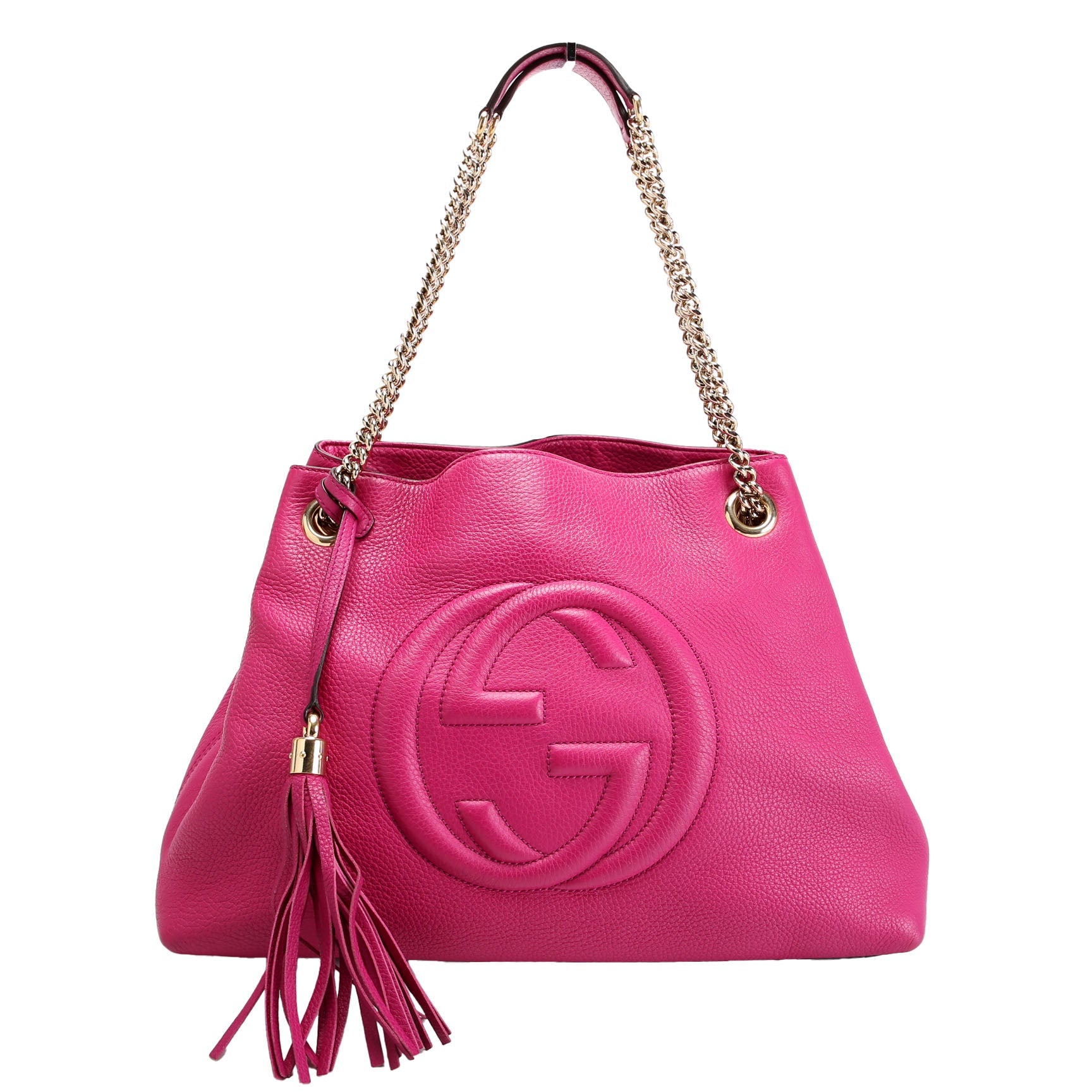 308982 Soho Leather Shoulder Medium