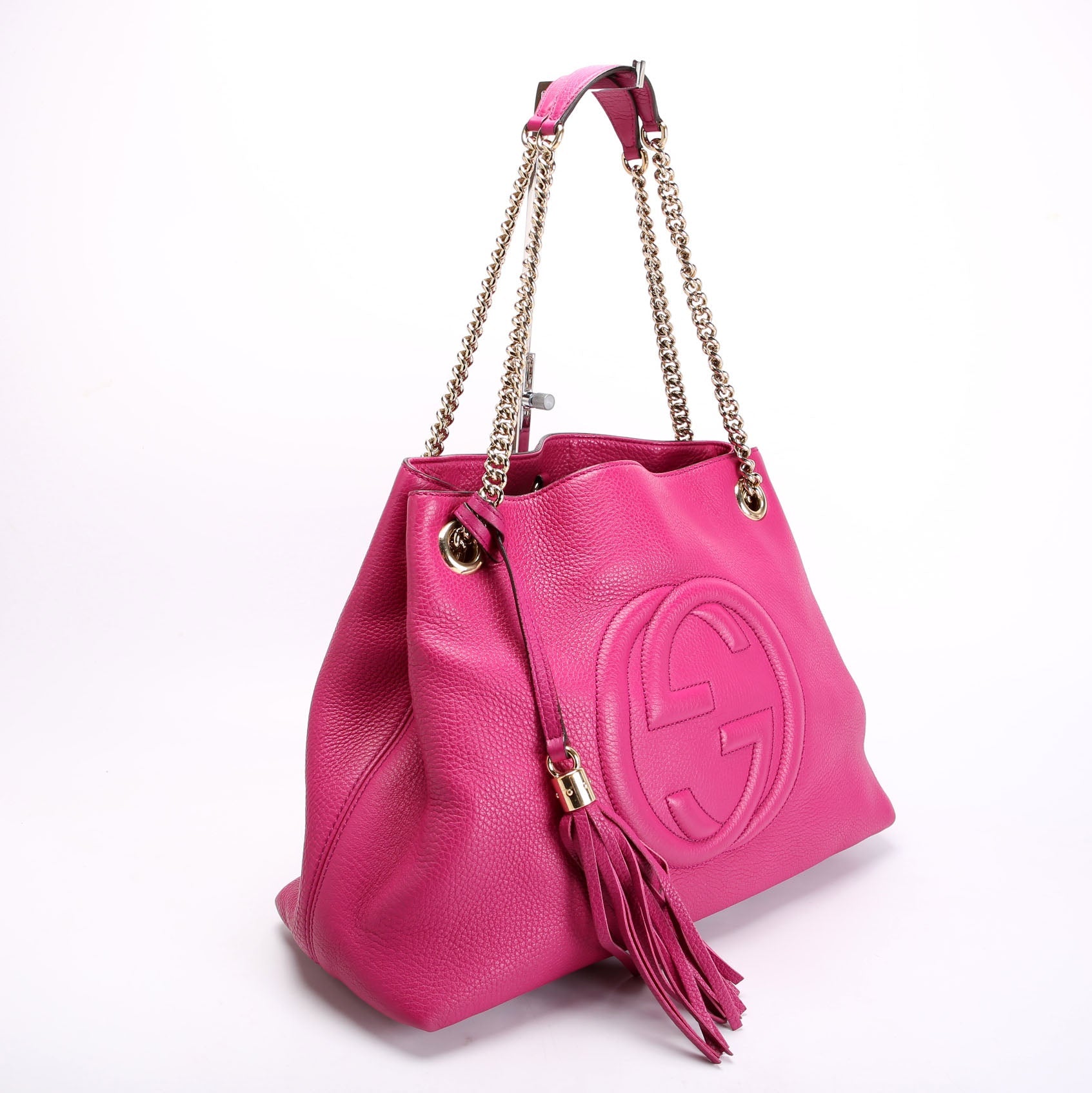 308982 Soho Leather Shoulder Medium