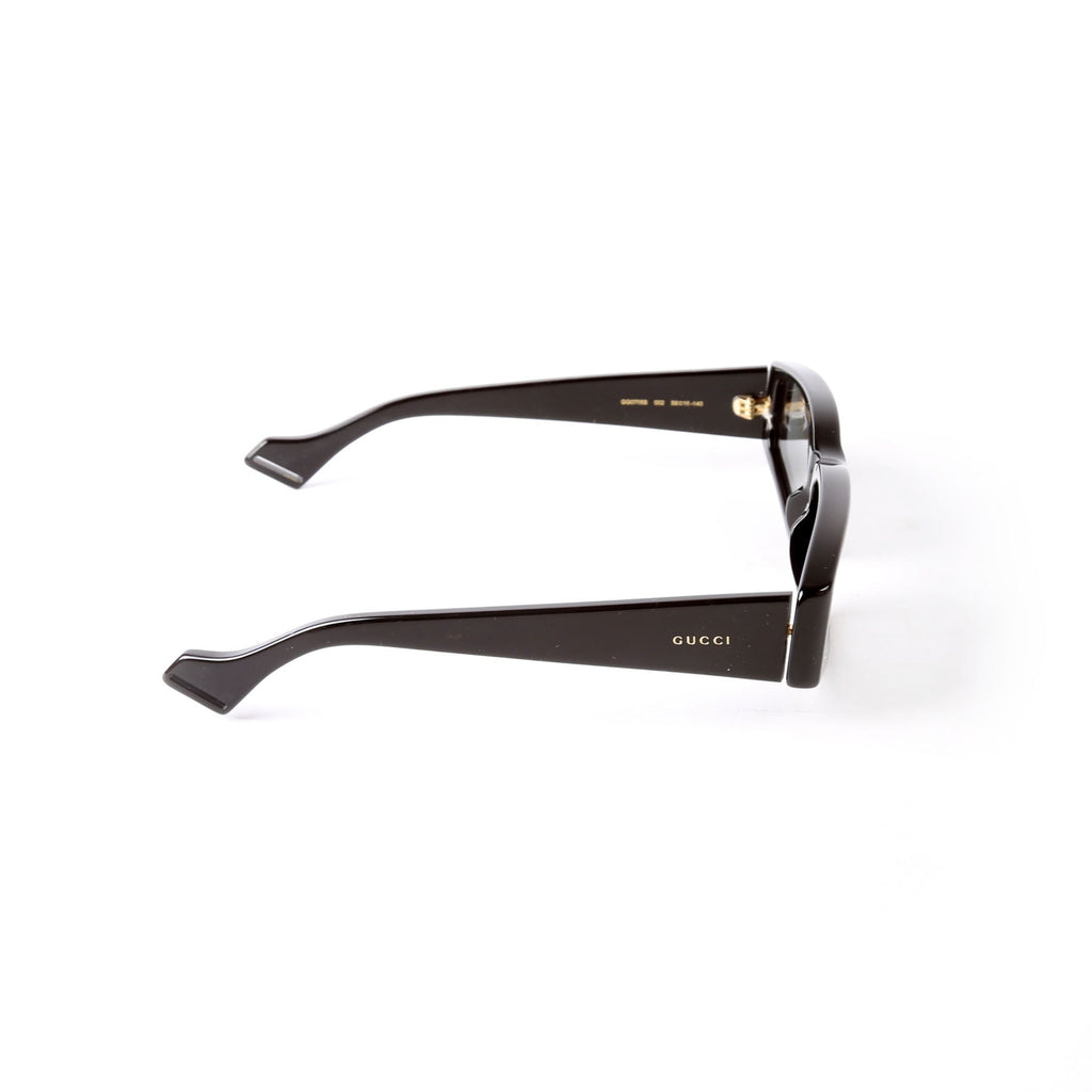Gucci GG0705S Rectangle Sunglasses Black