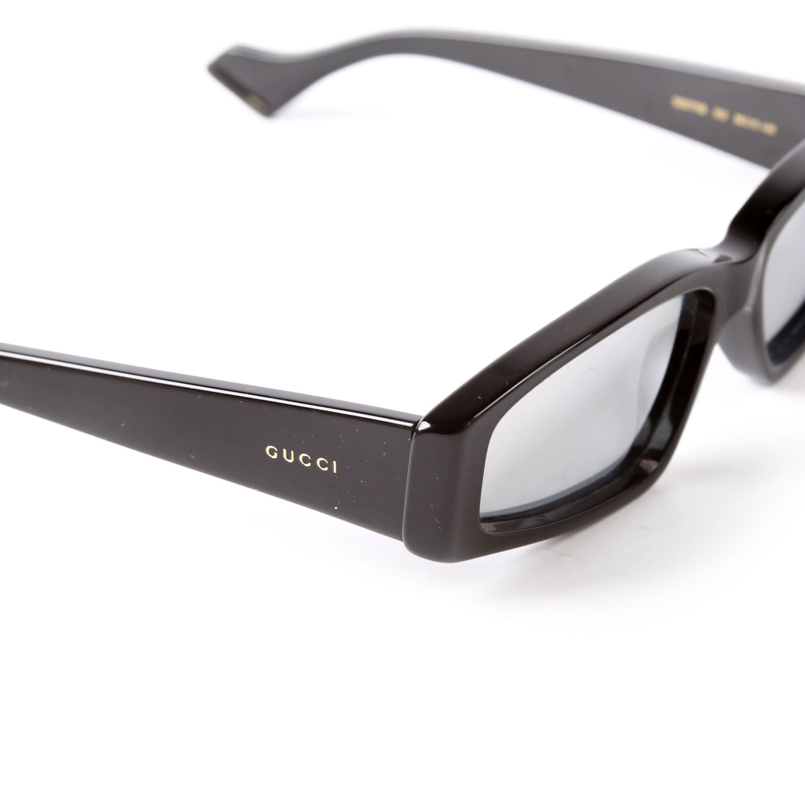 Gucci GG0705S Rectangle Sunglasses Black