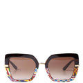 DG4373 Square Sunglasses Brown/Multicolor