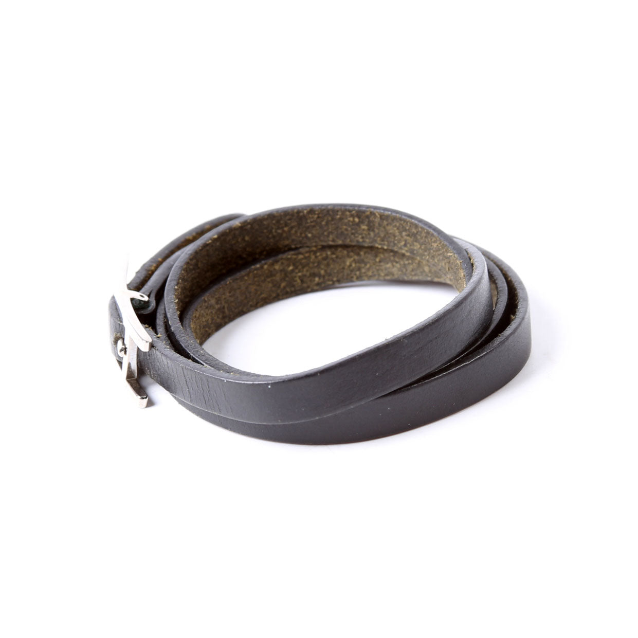 Hermes Behapi Double Tour Bracelet Black