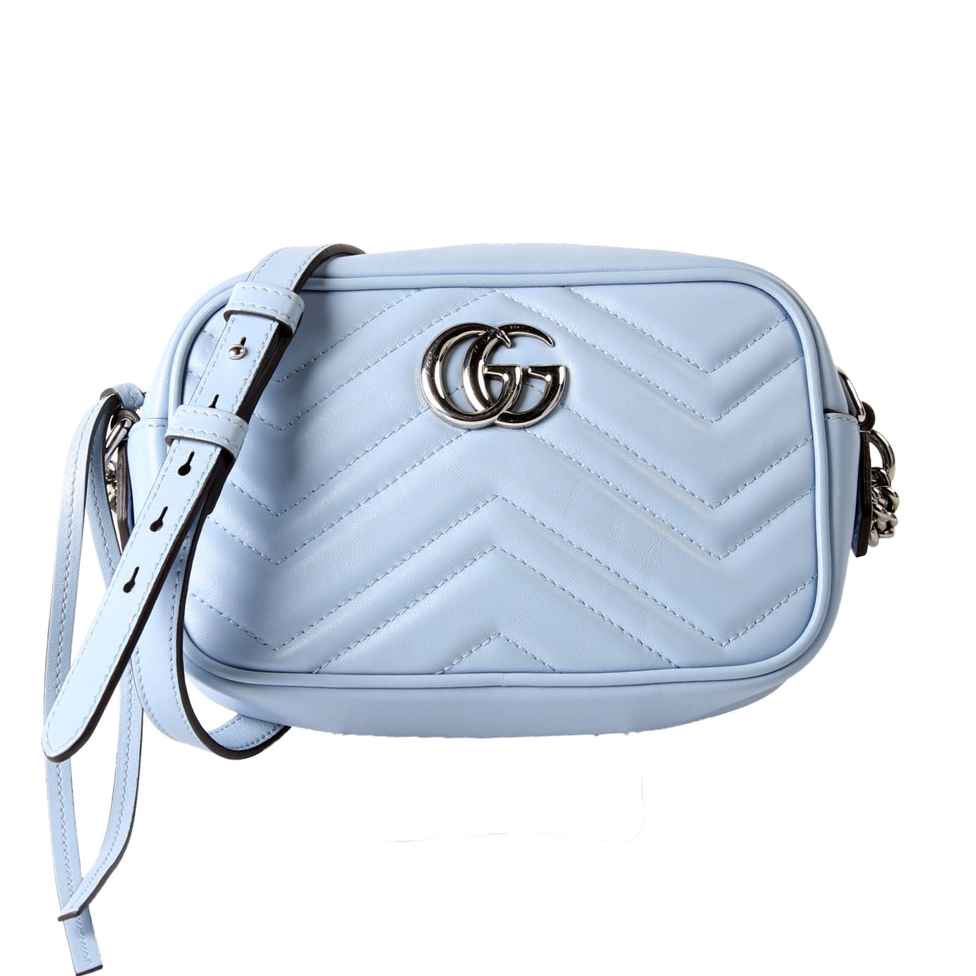Gucci 634936 Marmont Mini Camera Bag Blue
