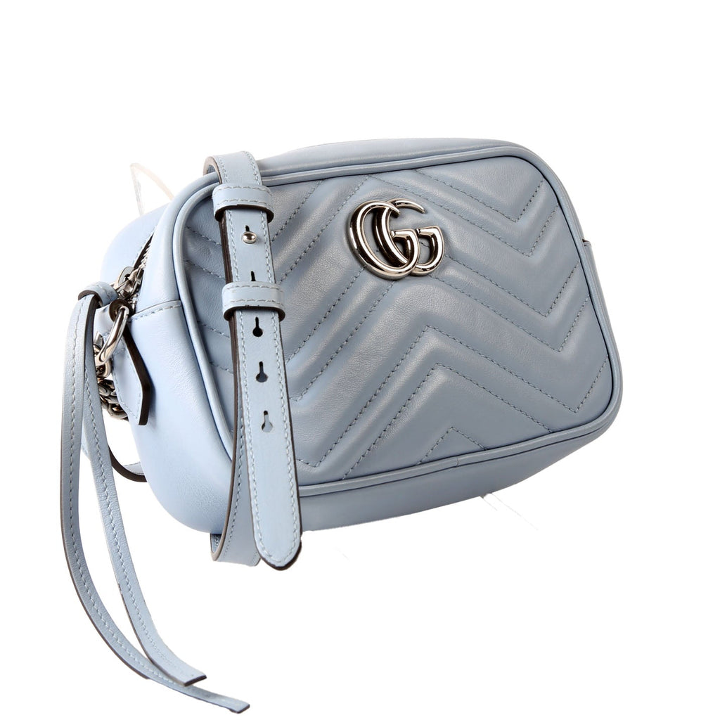 Gucci 634936 Marmont Mini Camera Bag Blue