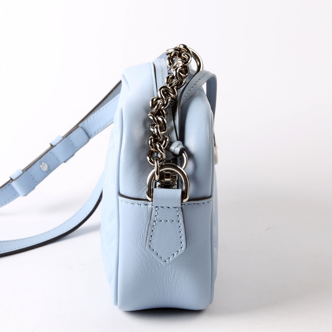 Gucci 634936 Marmont Mini Camera Bag Blue