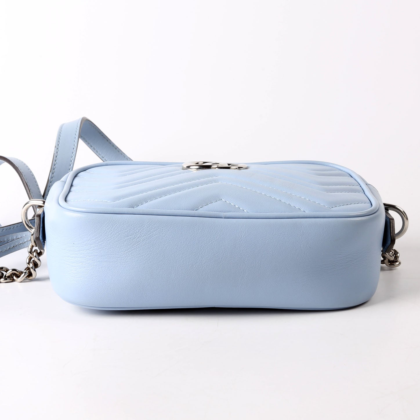 Gucci 634936 Marmont Mini Camera Bag Blue