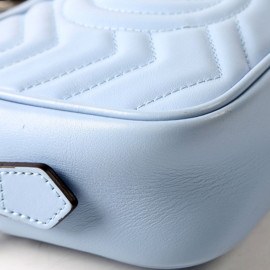 Gucci 634936 Marmont Mini Camera Bag Blue