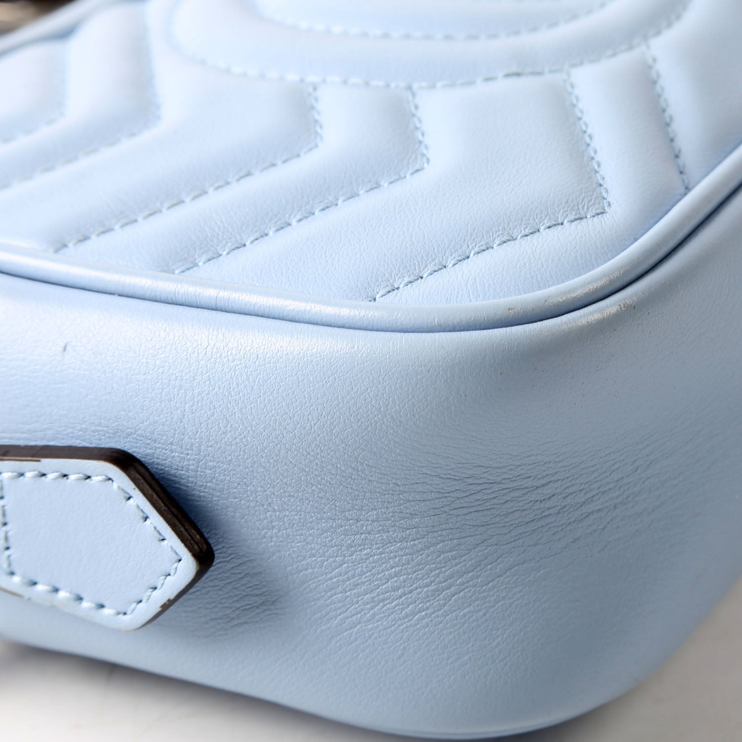 Gucci 634936 Marmont Mini Camera Bag Blue