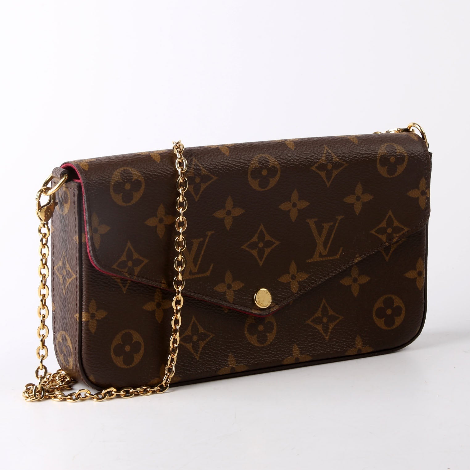 Pochette Felicie Monogram Berry