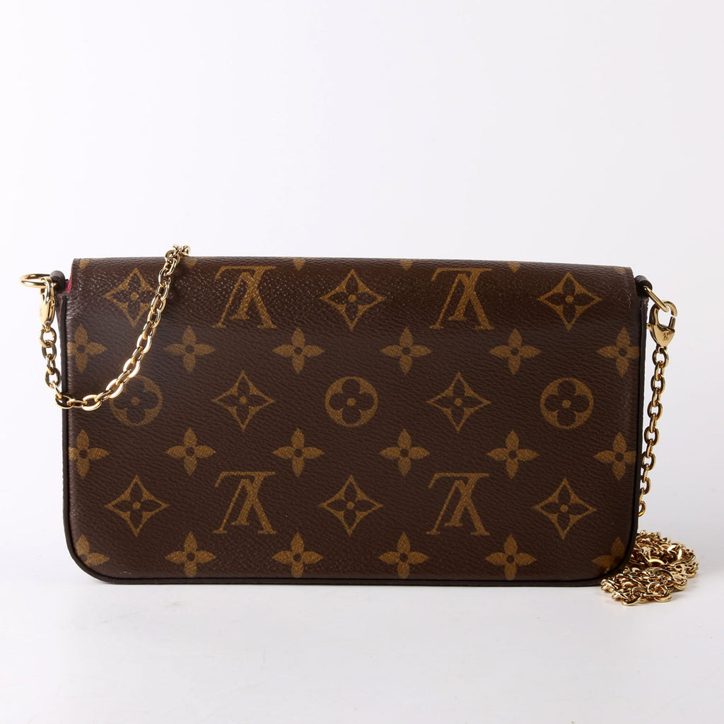 Pochette Felicie Monogram Berry