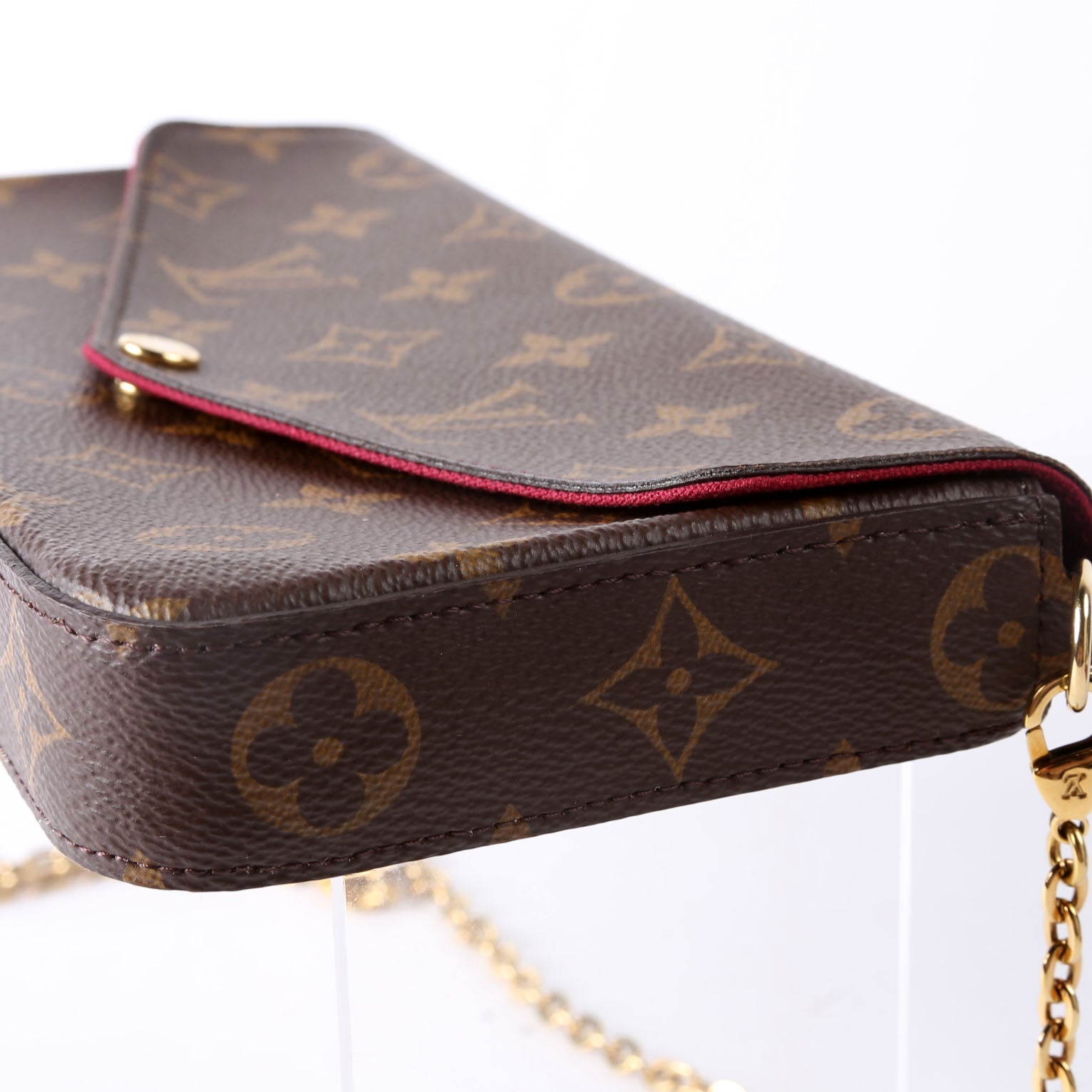 Pochette Felicie Monogram Berry