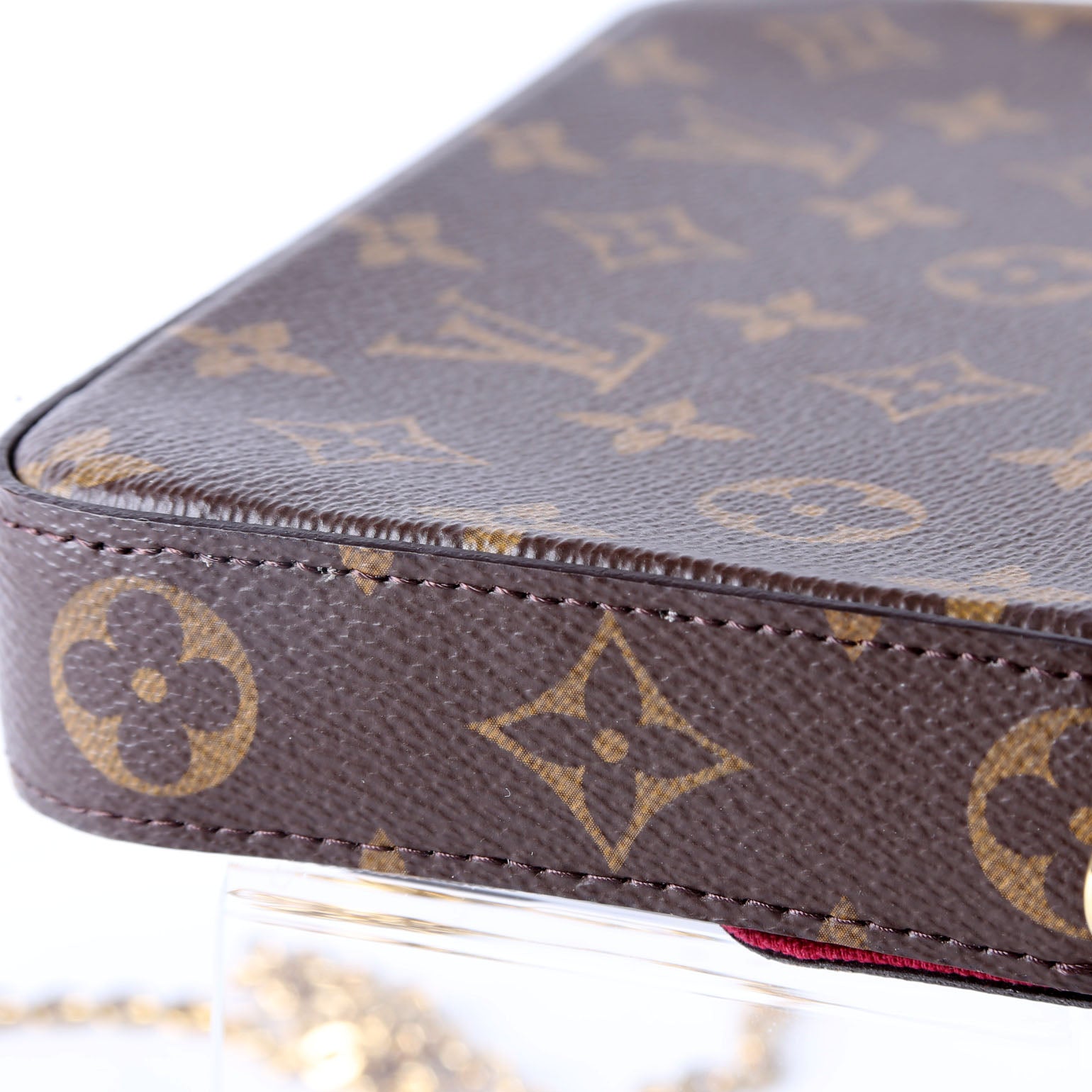 Pochette Felicie Monogram Berry