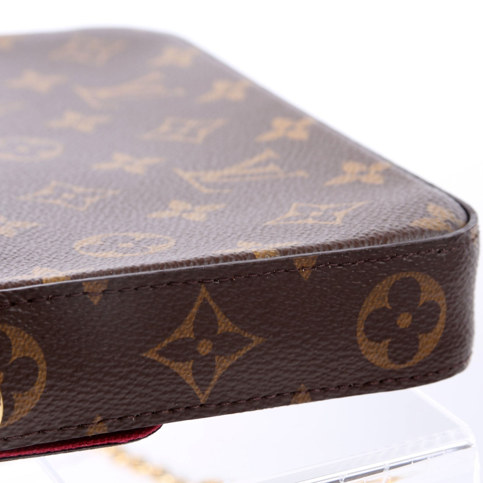 Pochette Felicie Monogram Berry