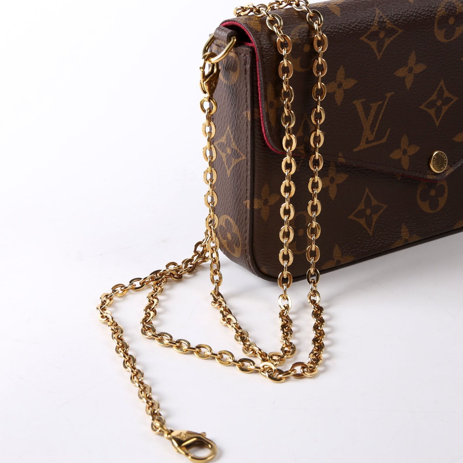 Pochette Felicie Monogram Berry