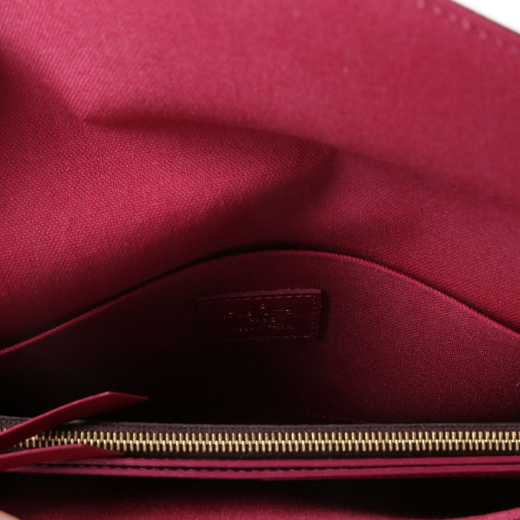 Pochette Felicie Monogram Berry