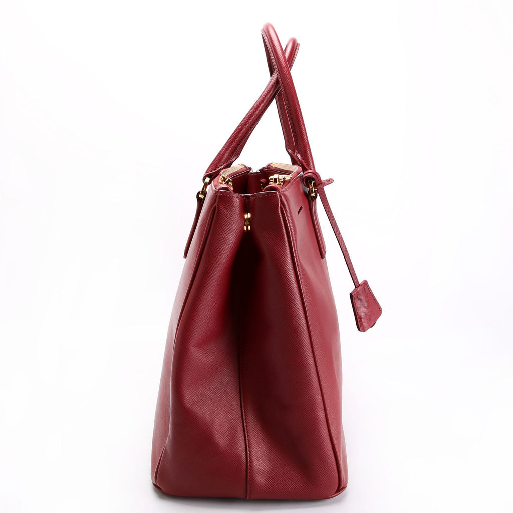 Prada Saffiano Galleria Large Burgundy