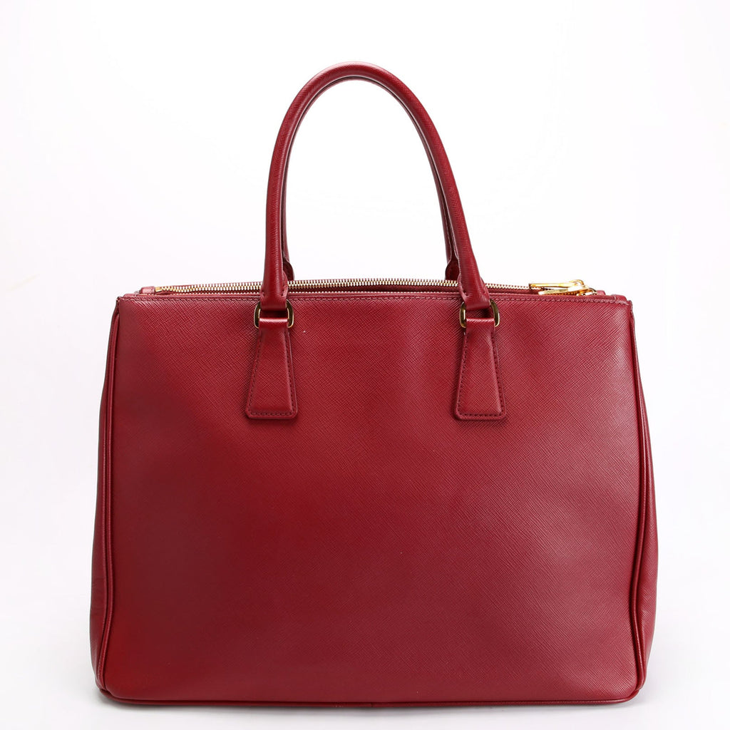 Prada Saffiano Galleria Large Burgundy