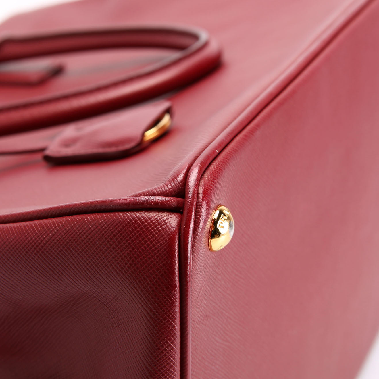 Prada Saffiano Galleria Large Burgundy