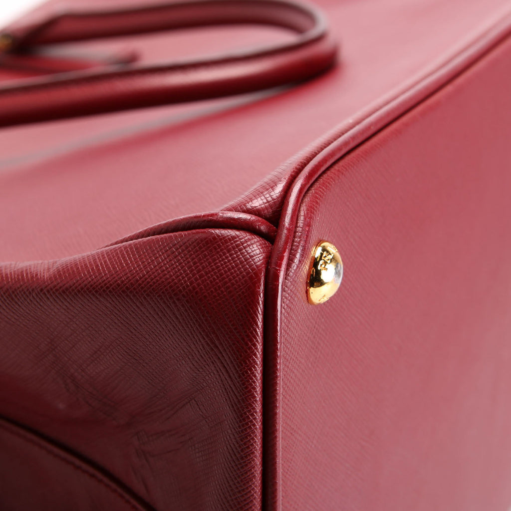 Prada Saffiano Galleria Large Burgundy