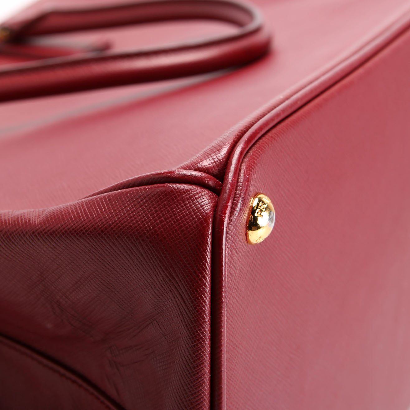 Prada Saffiano Galleria Large Burgundy
