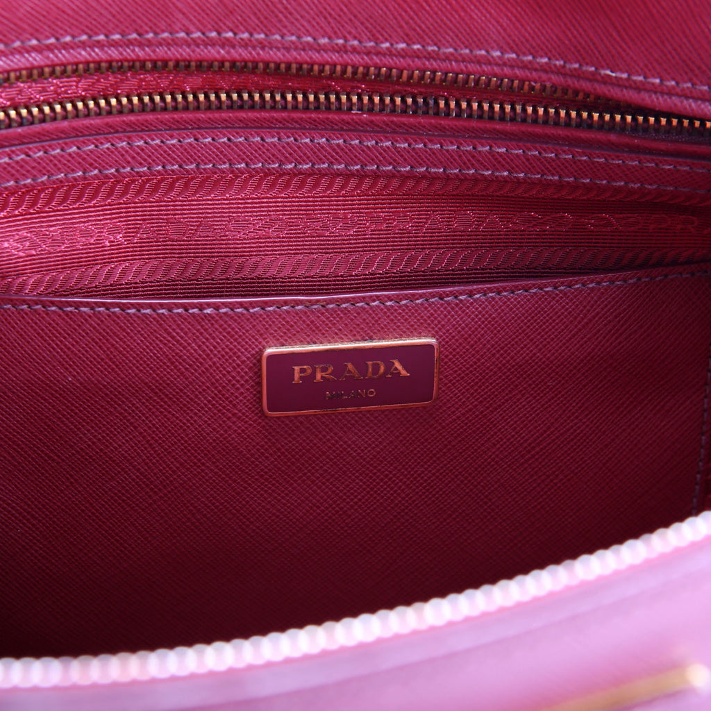 Prada Saffiano Galleria Large Burgundy