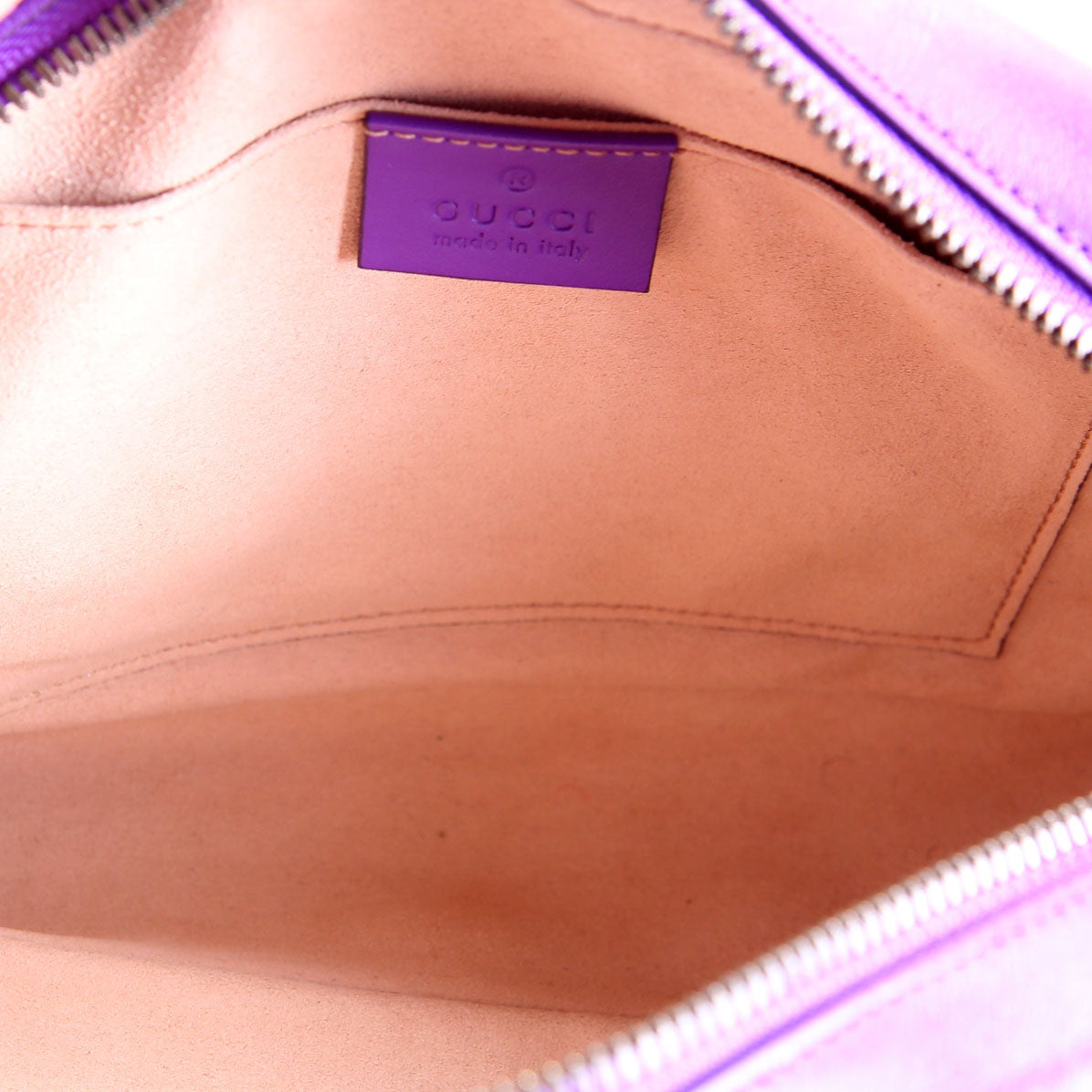 Gucci 447632 Marmont Small Leather Camera Purple