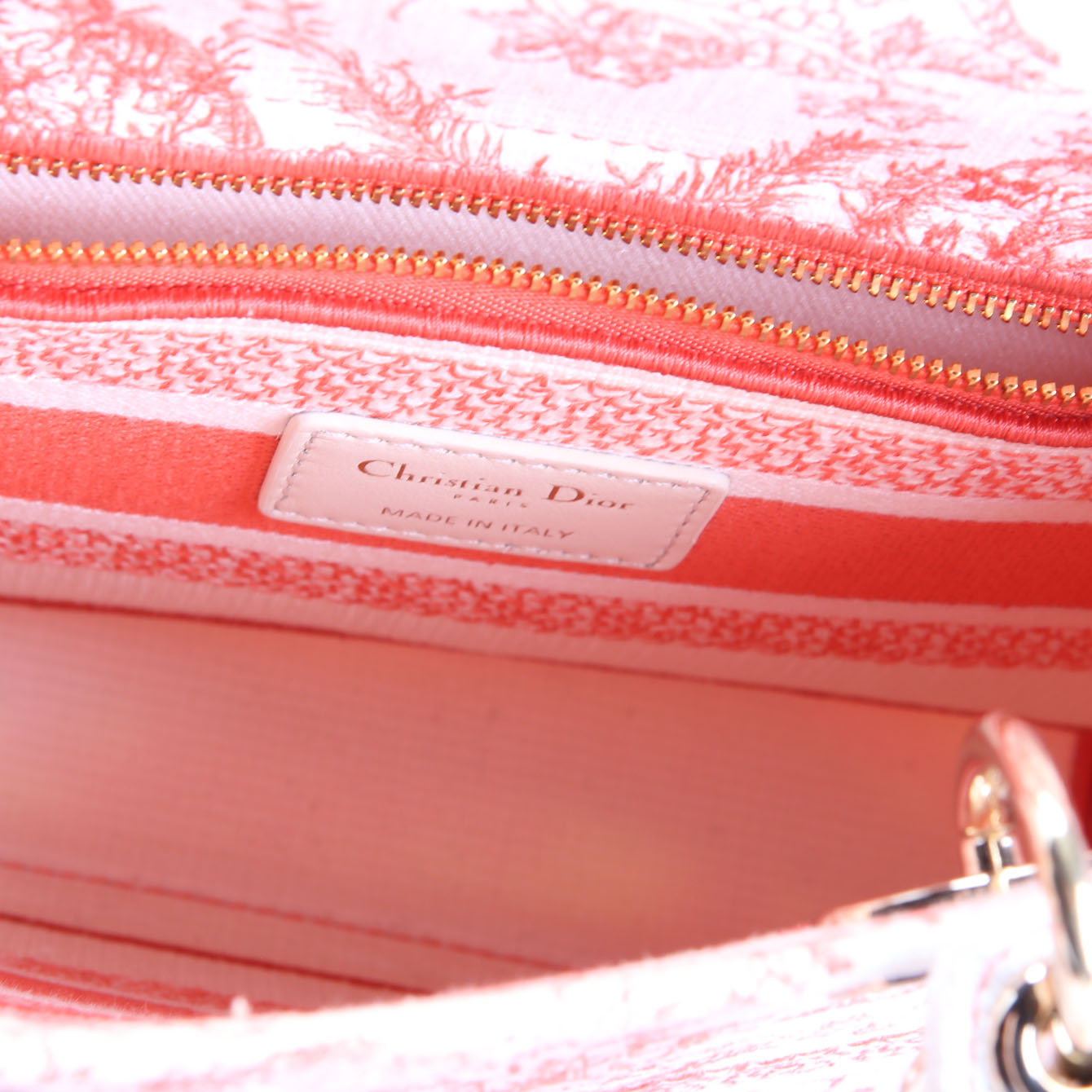 Dior Lady D-Lite Medium Pink/White
