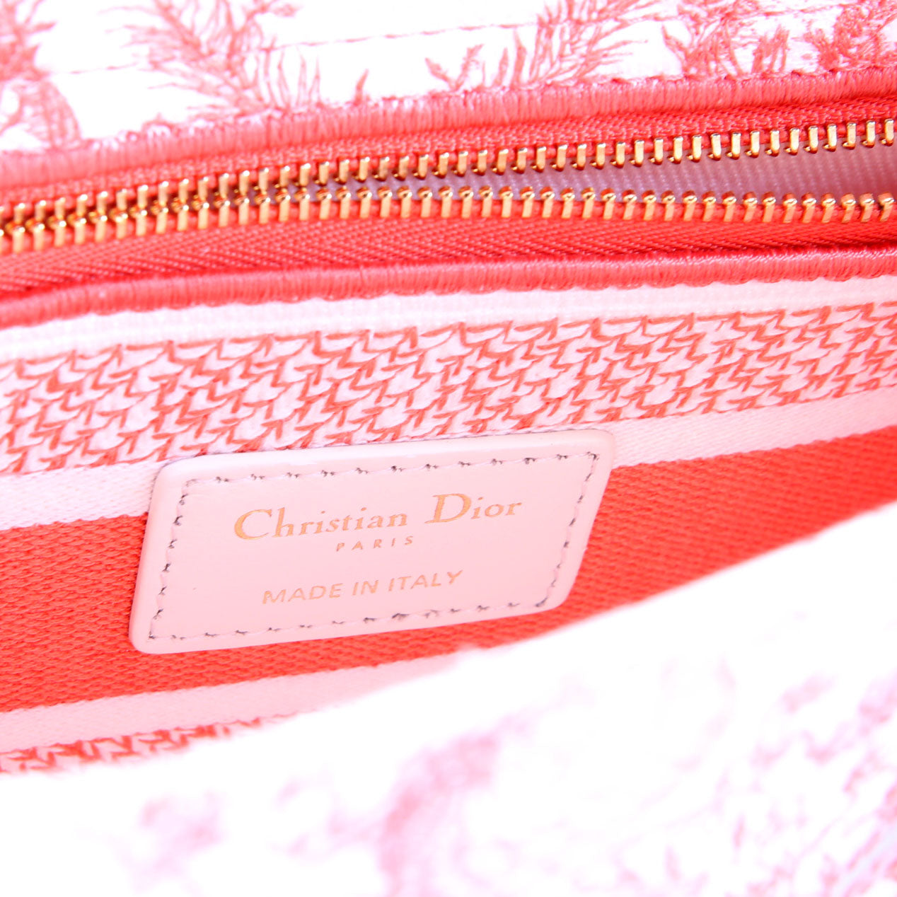 Dior Lady D-Lite Medium Pink/White