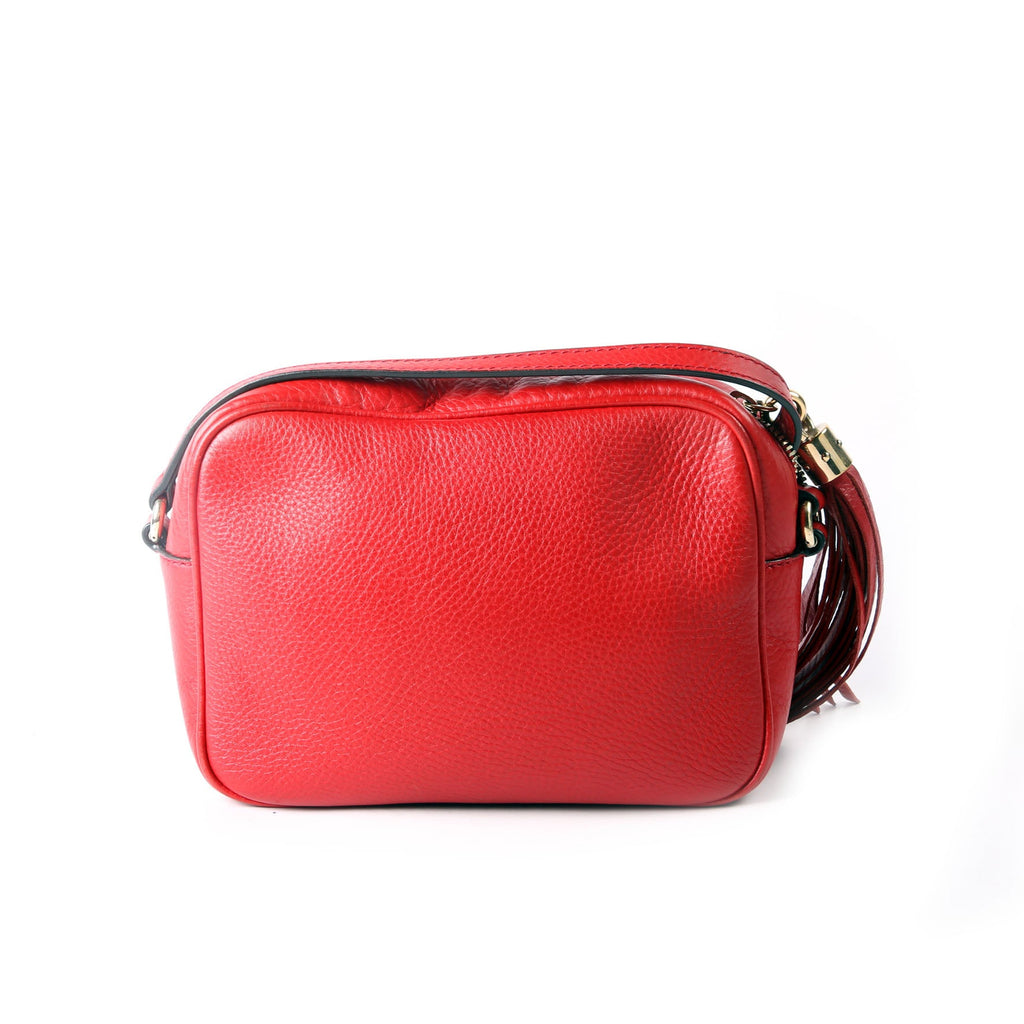 Gucci 308364 Soho Disco Crossbody Red