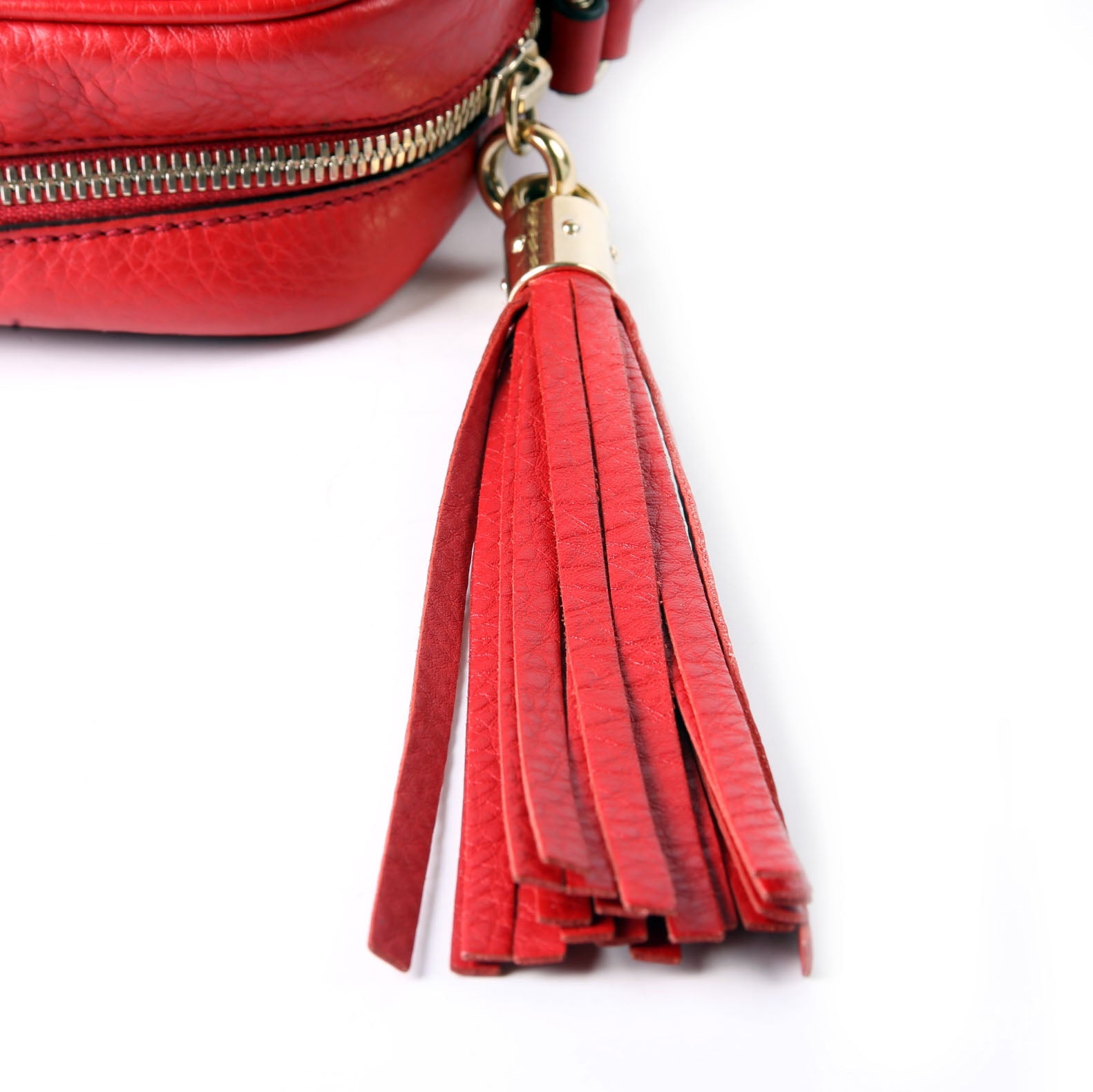 Gucci 308364 Soho Disco Crossbody Red