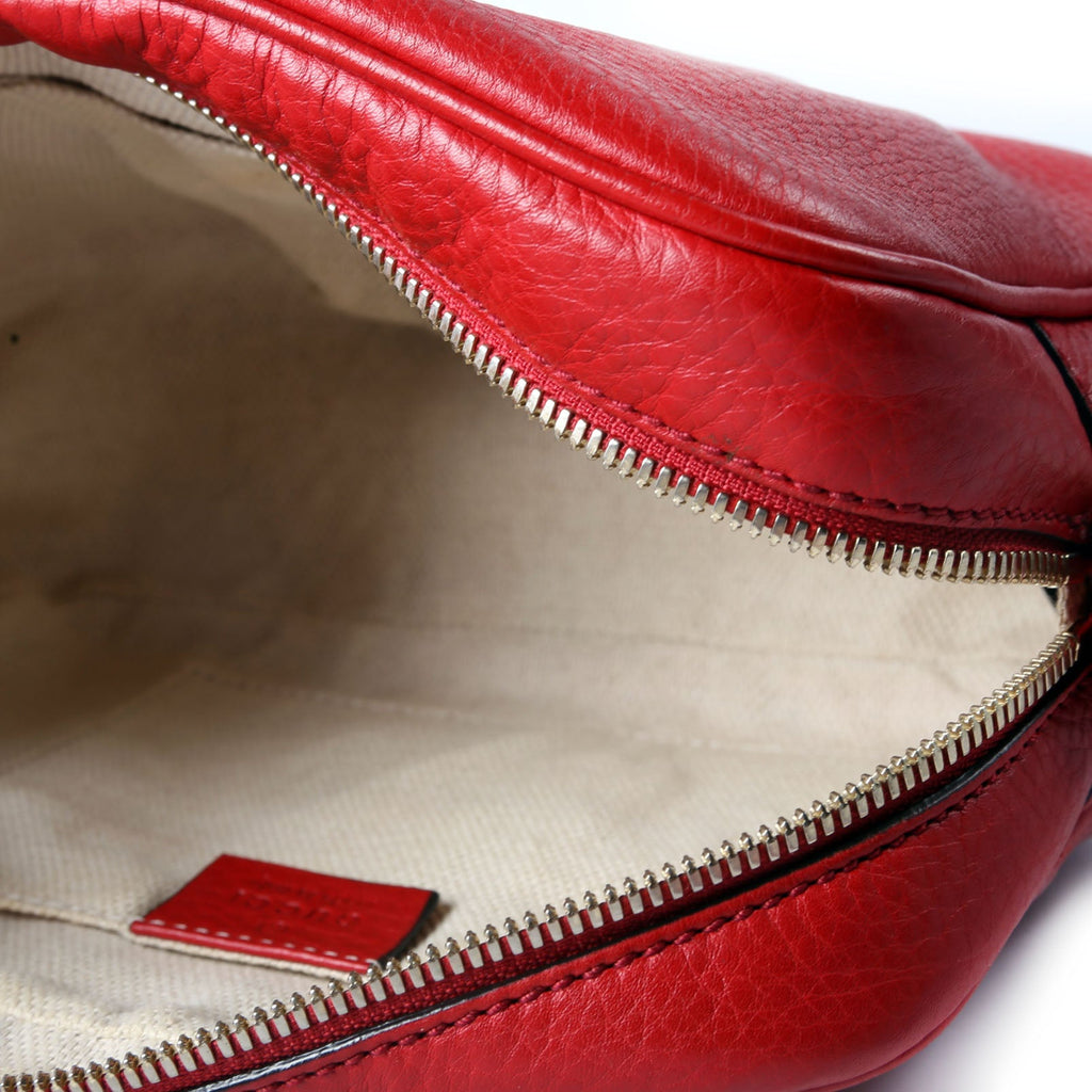 Gucci 308364 Soho Disco Crossbody Red