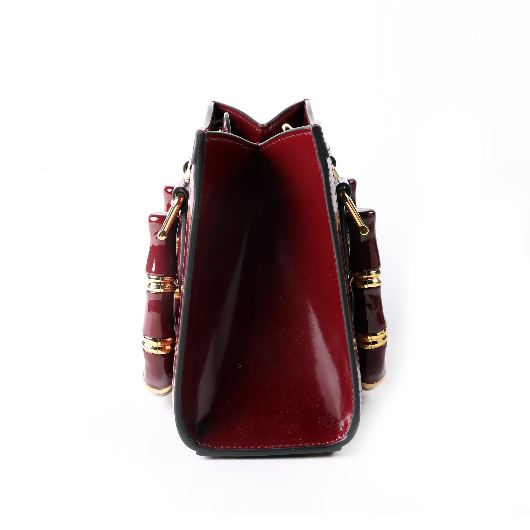Gucci 832936 Diana Mini Tote Patent Red