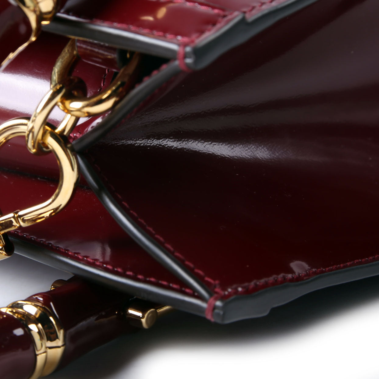 Gucci 832936 Diana Mini Tote Patent Red