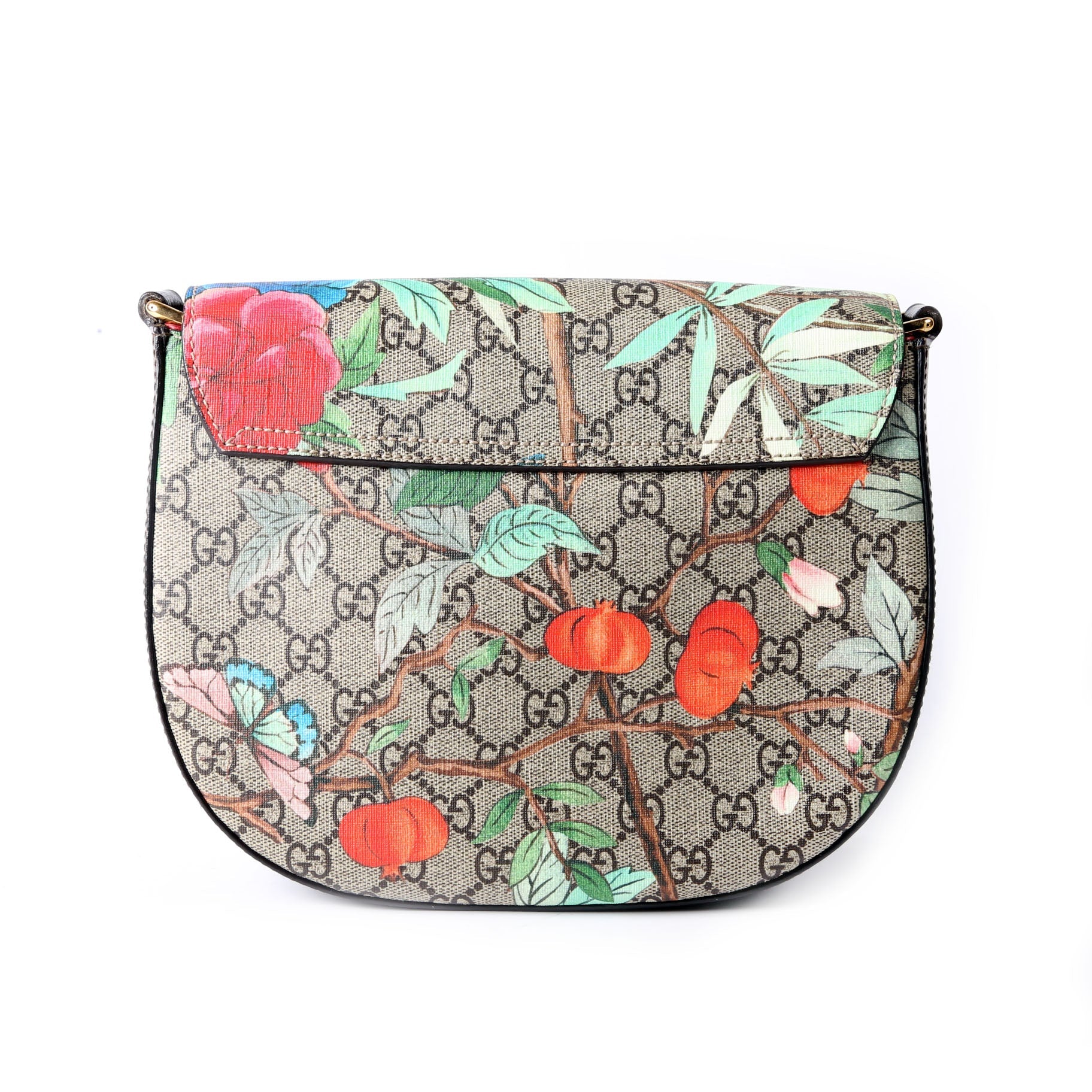 Gucci 453189 Padlock GG Supreme Tian Medium Messenger Multicolor