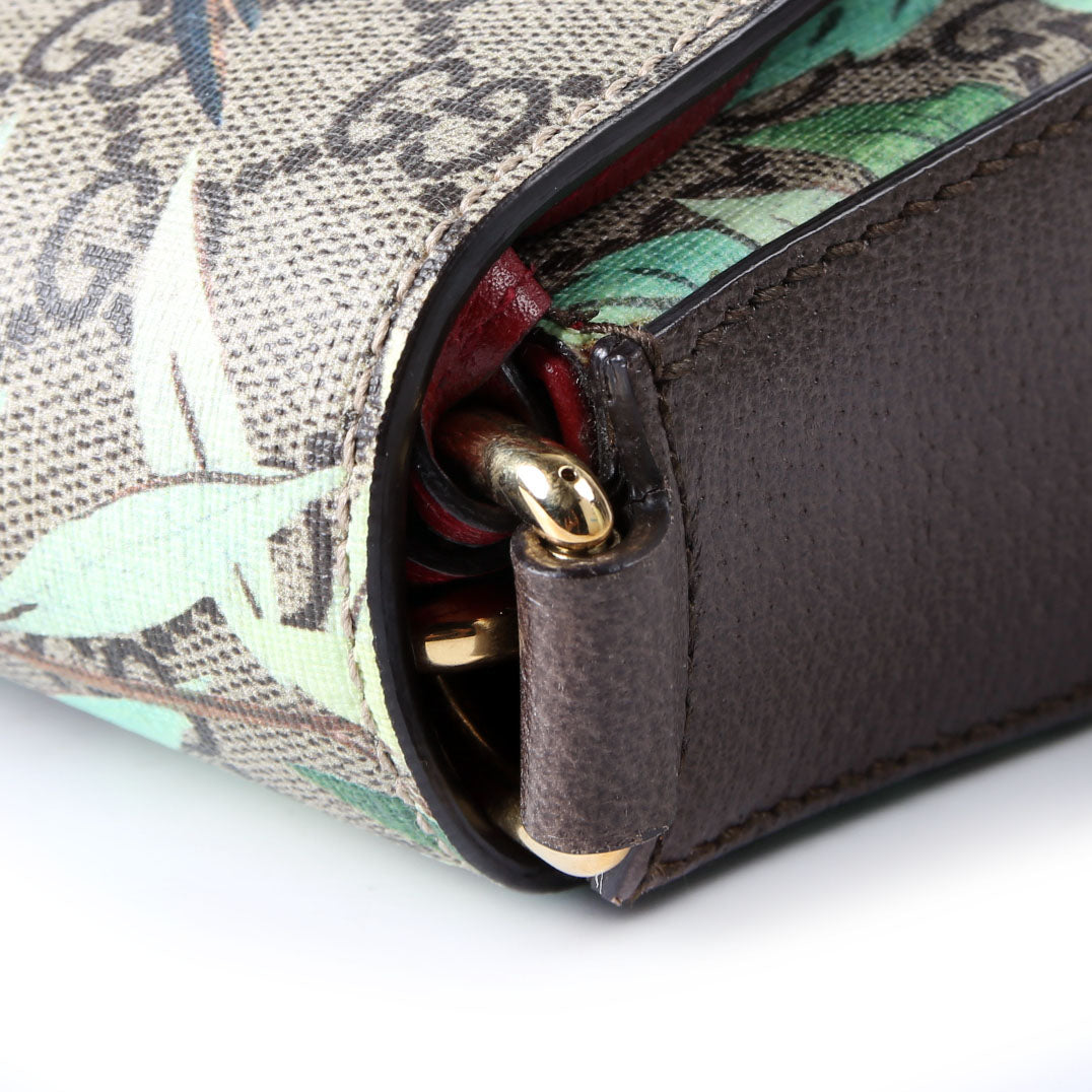 Gucci 453189 Padlock GG Supreme Tian Medium Messenger Multicolor