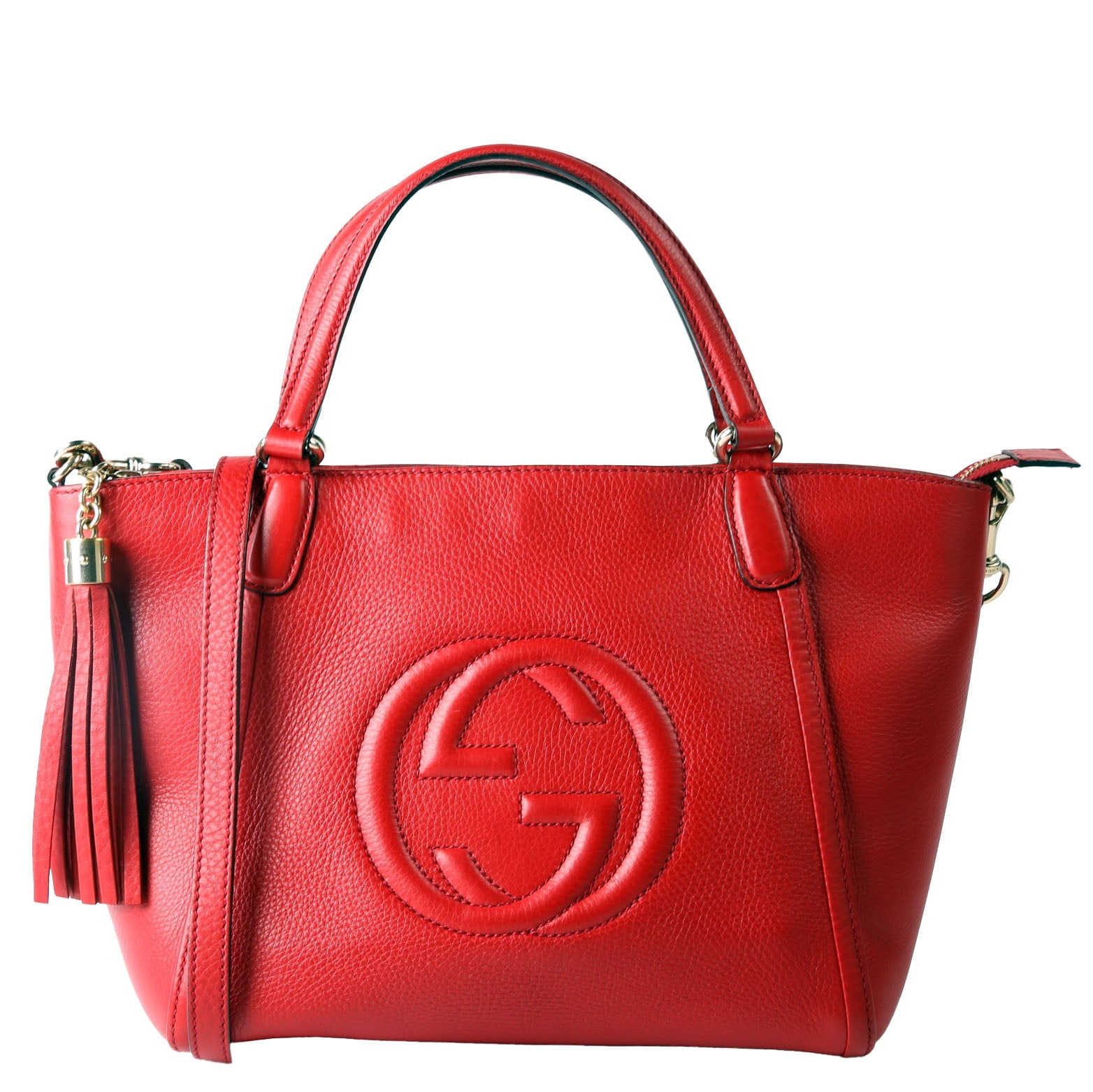 Gucci 369176 Soho Crossbody Red